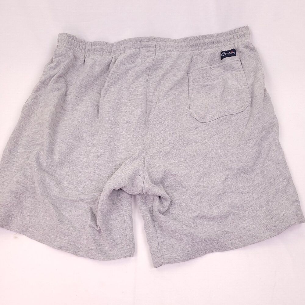 CATALINA MENS SWEAT SHORTS Cotton Blend Fleece  GRAY SIZE 3XL